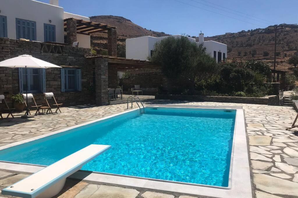 Sunset Villa With Swimming Pool At Tzia Ligia  Экстерьер фото