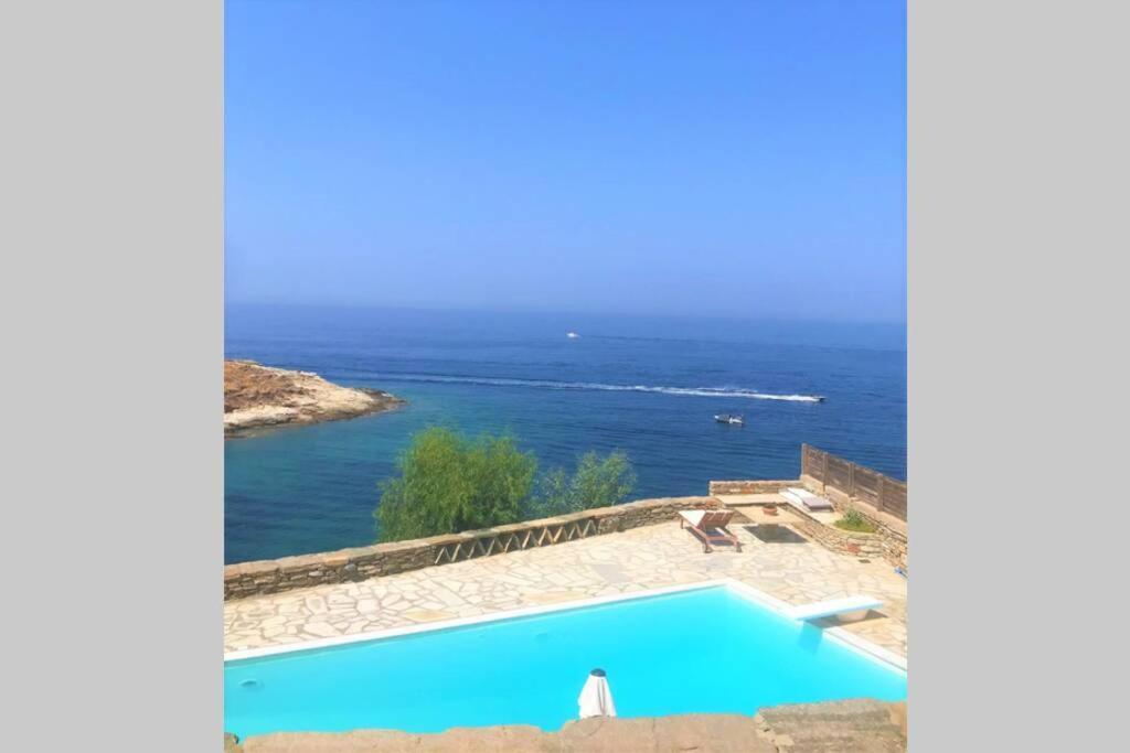 Sunset Villa With Swimming Pool At Tzia Ligia  Экстерьер фото