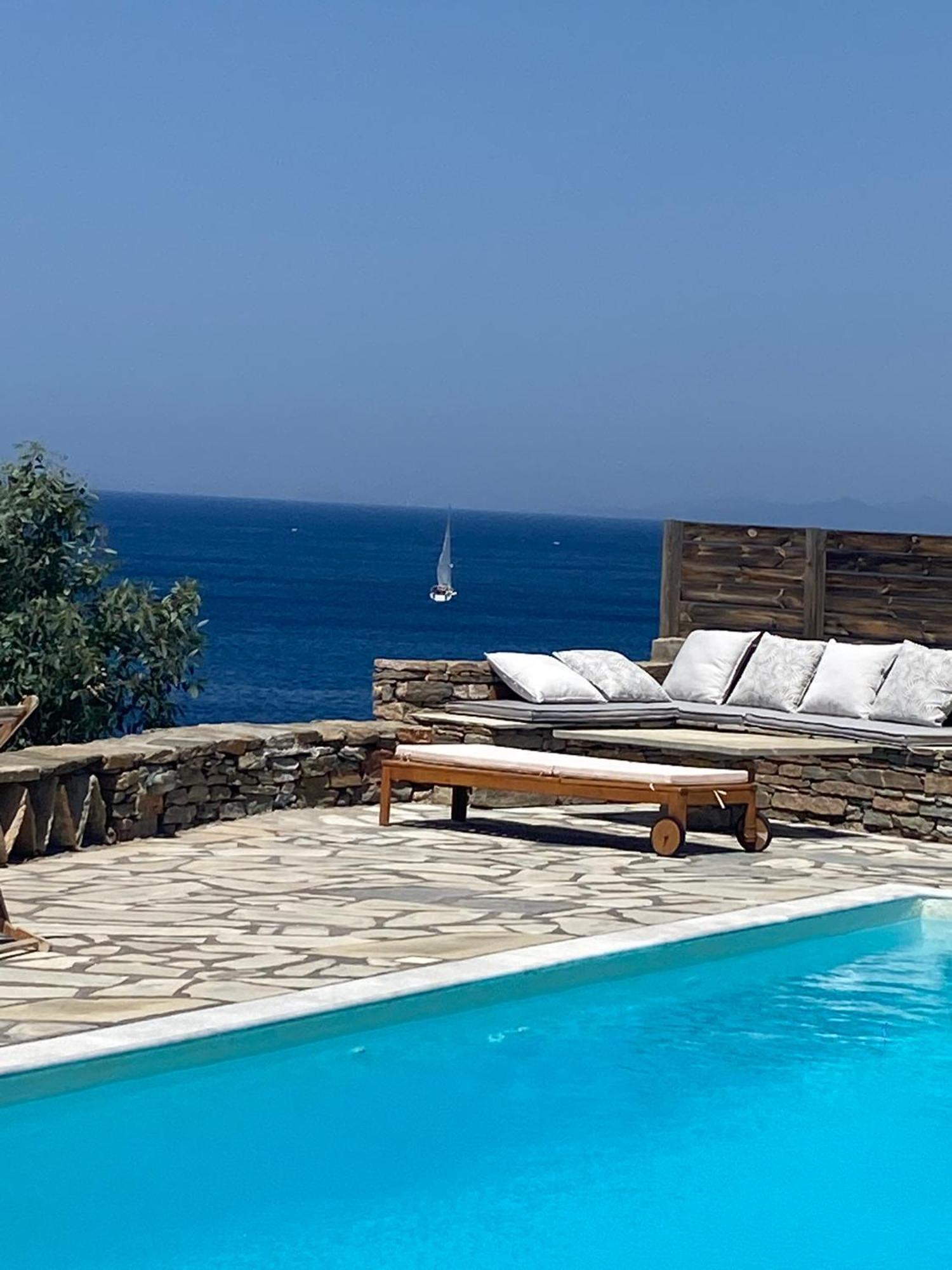 Sunset Villa With Swimming Pool At Tzia Ligia  Экстерьер фото